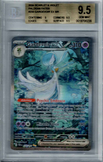 Pokemon Paldean Fates Gardevoir EX #233 BGS 9.5