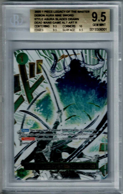 One Piece OP12 Demon Aura Nine Sword #037 BGS 9.5