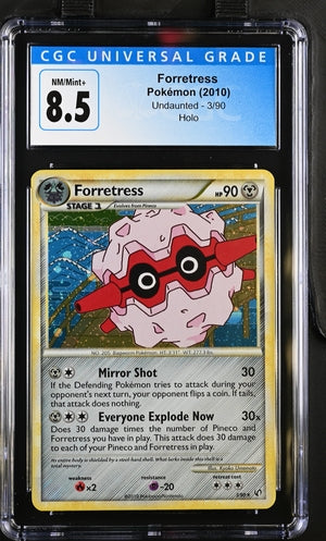 Pokemon Undaunted Forretress #3 – Holo CGC 8