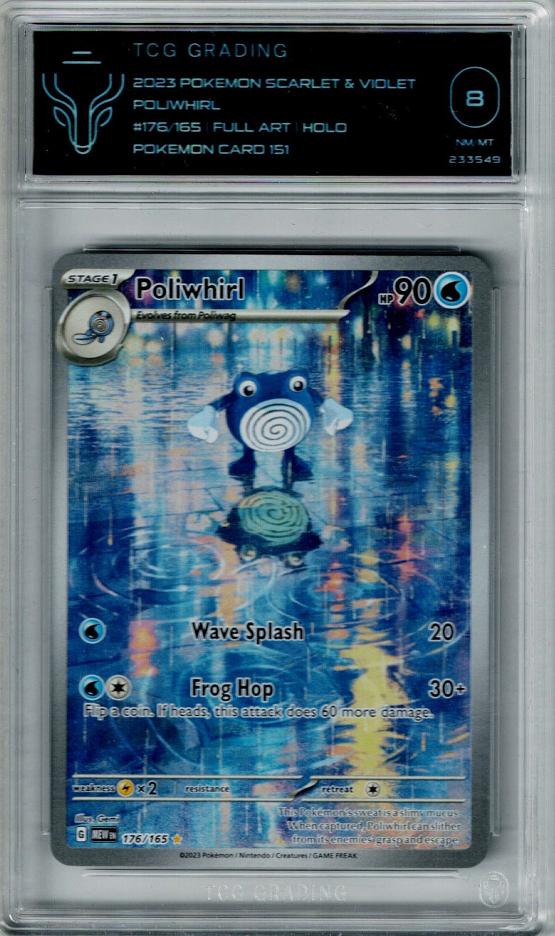 Pokemon 151 Poliwhirl #176 TCG 8