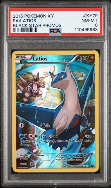 Pokemon XY Latios #XY79 PSA 8