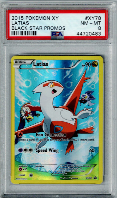 Pokemon XY Latias #XY78 PSA 8
