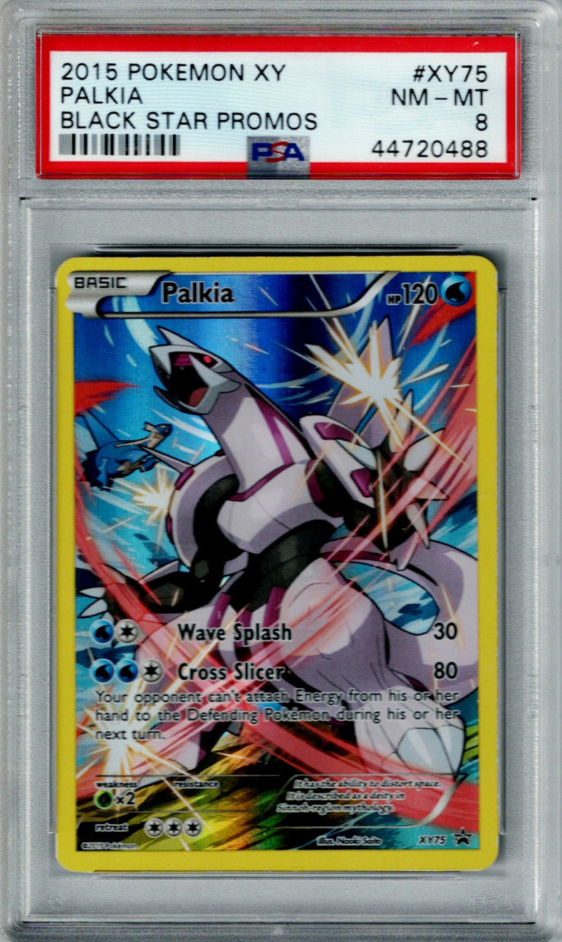 Pokemon XY Palkia #XY75 PSA 8