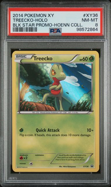 Pokemon XY Treecko #XY36 – Holo PSA 8