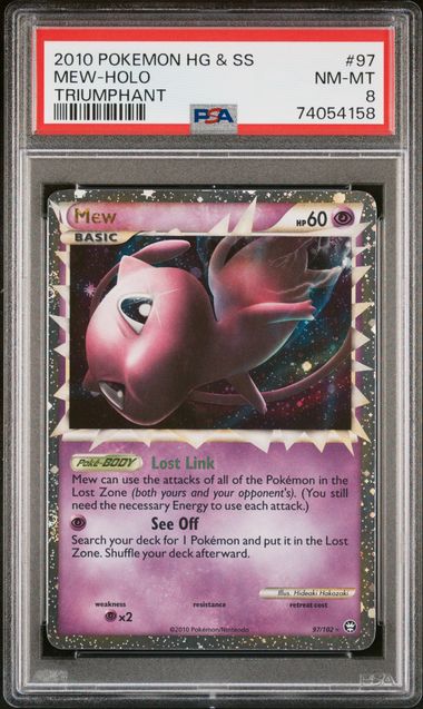 Pokemon Black Star Promo MEW #97 PSA 8