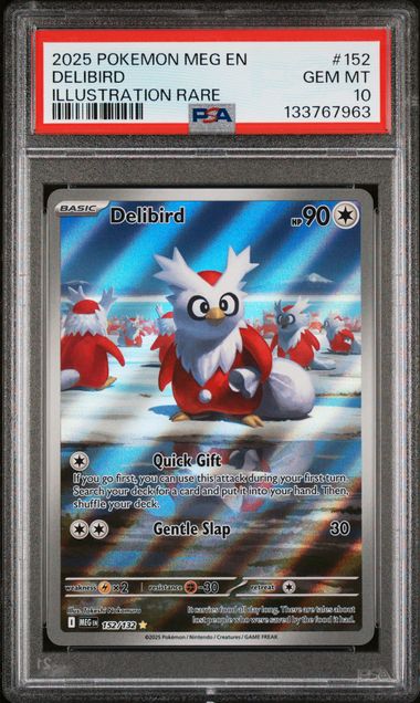 Pokemon Mega Evolution Delibird #152 PSA 10