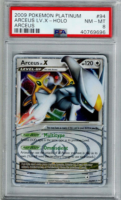 Pokemon Platinum Arceus #94 – Holo PSA 8