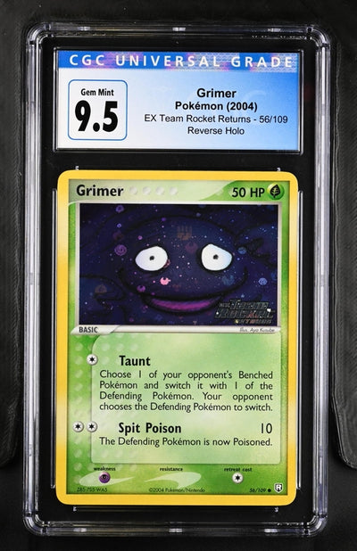 Pokemon EX Team Rocket Returns Grimer #56 CGC 9.5