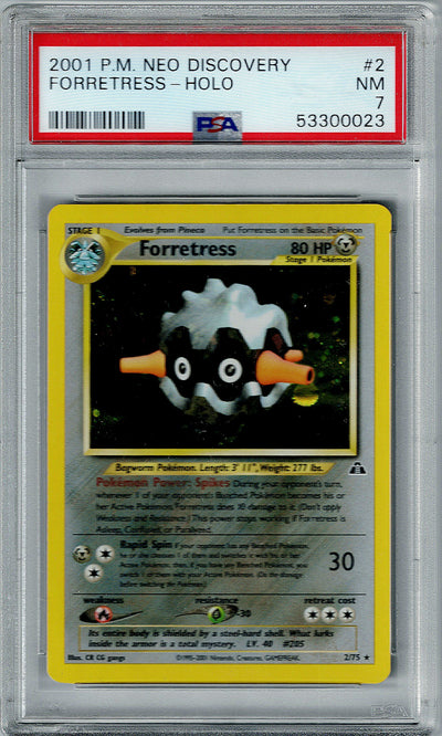 Pokemon Neo Discovery Forrestress #2 – Holo PSA 7