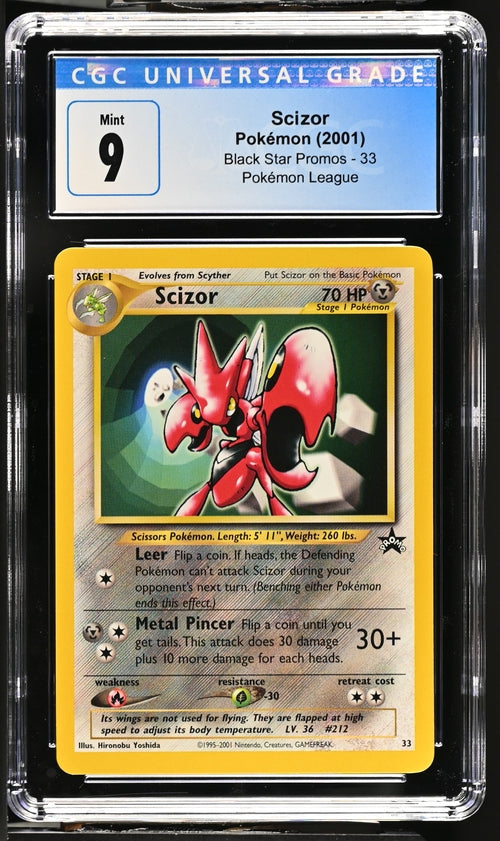 Pokemon Black Star Promos Scizor #33 CGC 9