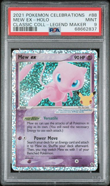 Pokemon Celebrations Mew ex #88 – Holo PSA 9