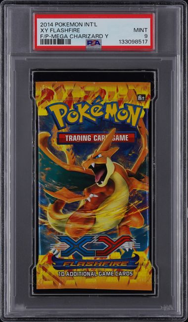 Pokemon Mega Charizard Y XY Flashfire Foil Pack PSA 9
