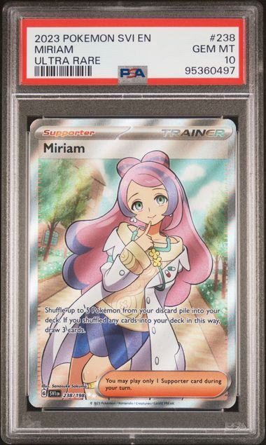 Pokemon Scarlet & Violet Miriam #238 PSA 10