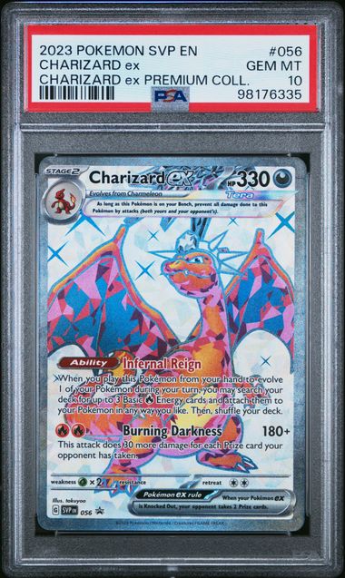 Pokemon Scarlet & Violet Black Star Promo Charizard ex #056 PSA 10