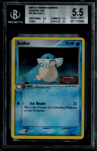 Pokemon EX Power Keepers Sealeo #37 – REV FOIL BGS 5.5