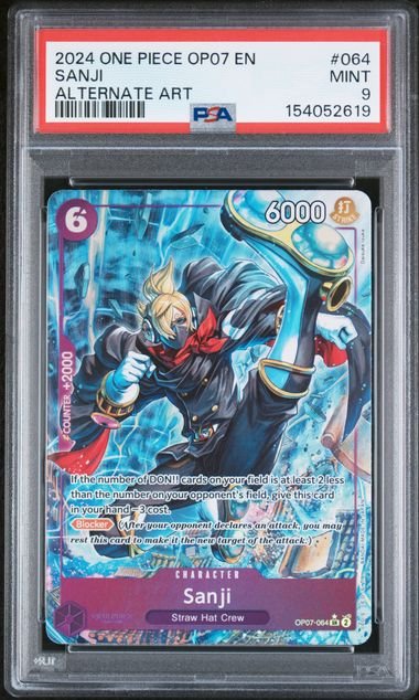 One Piece 500 Years In The Future Sanji #064 PSA 9