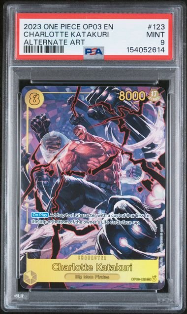 One Piece Pillars Of Srength Charlotte Katakuri #123 PSA 9