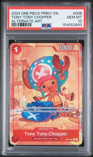 One Piece The Best Tony Tony Chopper #006 PSA 10