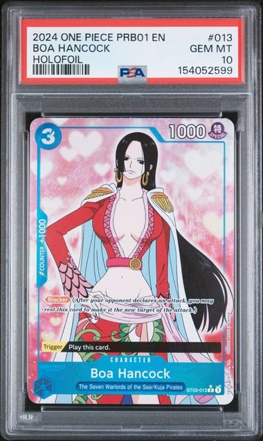 One Piece The Best Boa Hancock #013 PSA 10