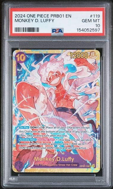 One Piece The Best Monkey D.Luffy #119 PSA 10