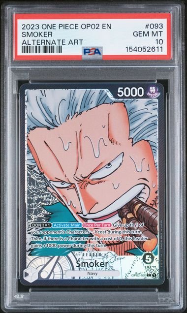 One Piece Paramount War Smoker #093 PSA 10