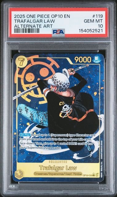 One Piece Royal Blood Trafalgar Law #119 PSA 10