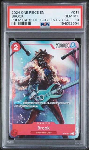 One Piece Games Fest 23-24 Edition Brook #011 PSA 10