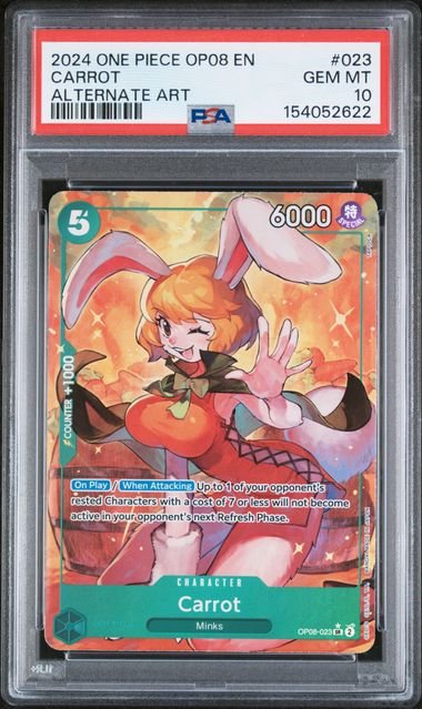 One Piece Two Legends Carrot #023 PSA 10