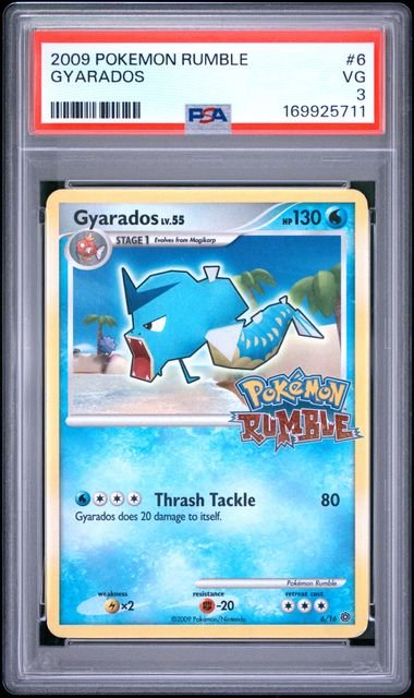 Pokemon Rumble Gyarados #6 PSA 3