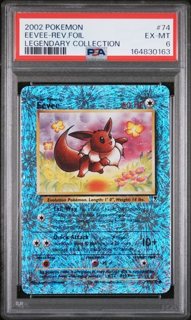 Pokemon Legendary Collection Eevee #74 – REV FOIL PSA 6