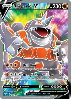 Pokemon Darkness Ablaze Rhyperior V #181