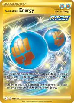 Pokemon Battle Styles Rapid Strike Energy #182