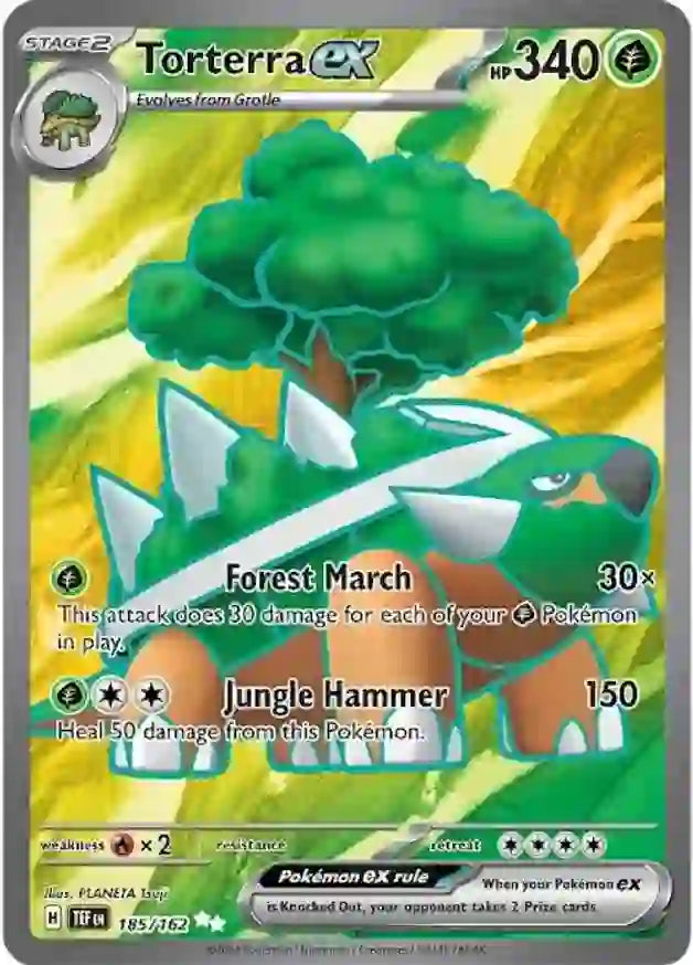 Pokemon Temporal Forces Torterra #185