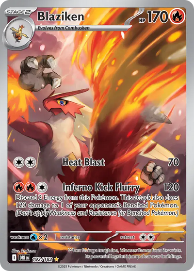 Pokemon Destined Rivals Blaziken #192