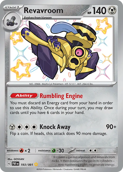 Pokemon Paldean Fates Revavroom #193