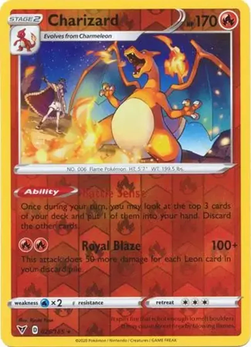 Pokemon Vivid Voltage Charizard #025