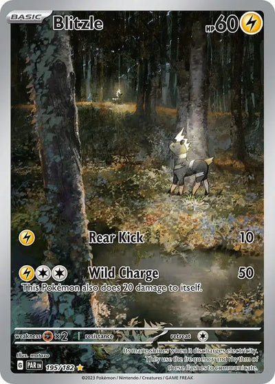 Pokemon Paradox Rift Blitzle #195