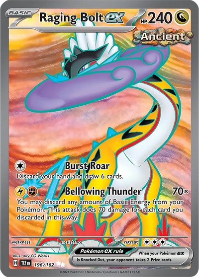 Pokemon Temporal Forces Raging Bolt #196