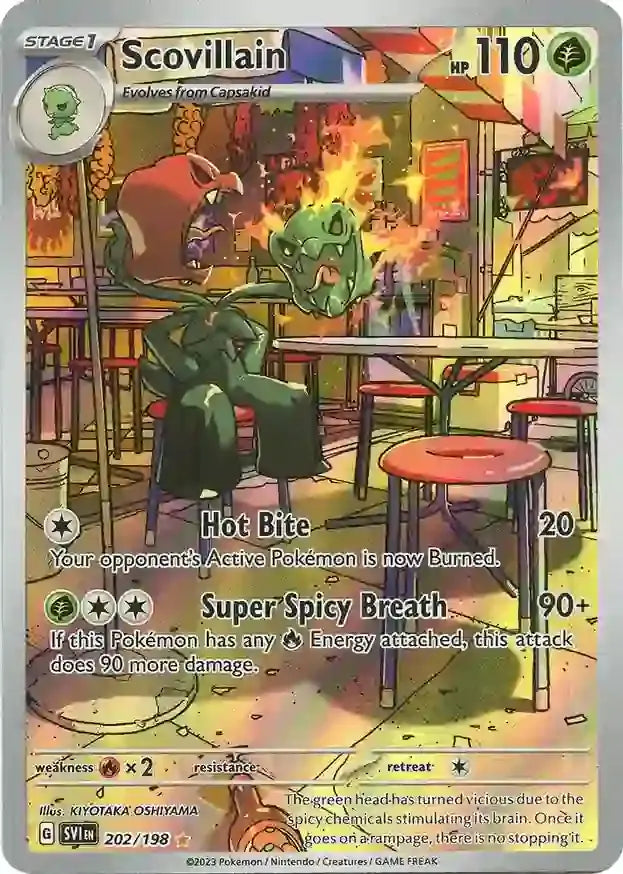 Pokemon Scarlet & Violet Base Scovillain #202