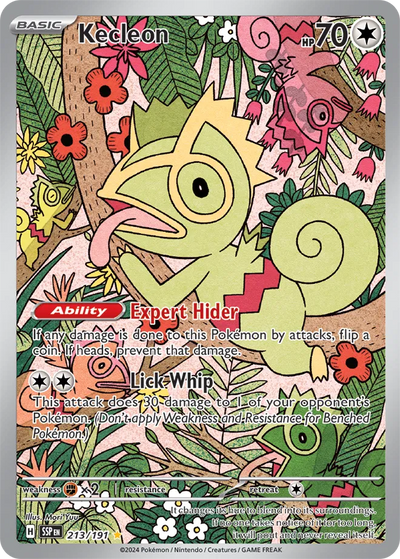Pokemon Surging Sparks Kecleon #213