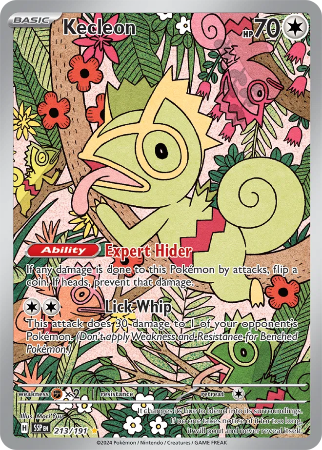 Pokemon Surging Sparks Kecleon #213