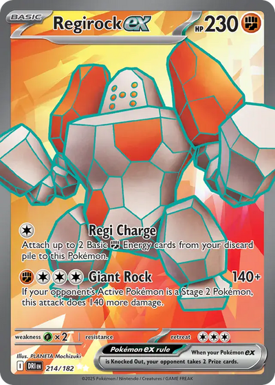 Pokemon Destined Rivals Regirock #214