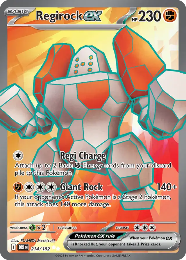Pokemon Destined Rivals Regirock #214