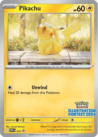 Pokemon Scarlet & Violet Promos Pikachu #214