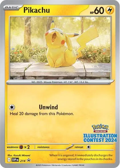 Pokemon Scarlet & Violet Promos Pikachu #214
