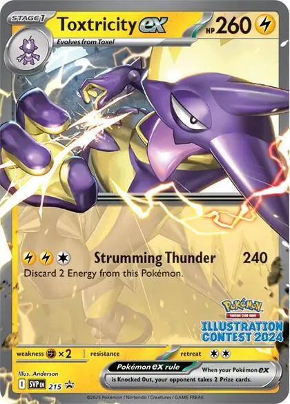 Pokemon Scarlet & Violet Promos Toxtricity ex #215
