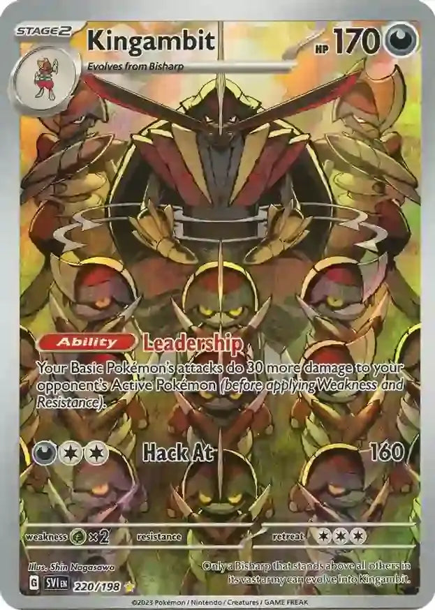 Pokemon Scarlet & Violet Base Kingambit #220