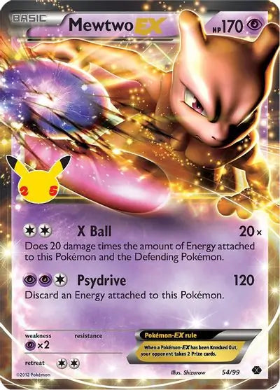 Pokemon Celebrations: Classic Collection Mewtwo EX #54