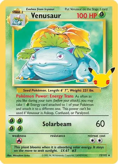 Pokemon Celebrations: Classic Collection Venusaur #15