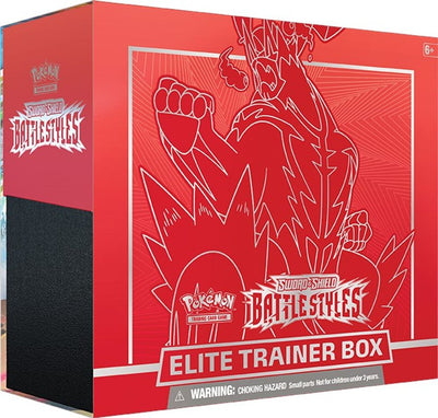 Pokemon SWSH05: Battle Styles Battle Styles Elite Trainer Box [Single Strike Urshifu] (Red)